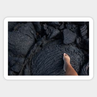 Lava rock from Hawaii Sticker